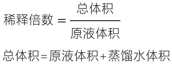 水質檢測水樣稀釋方法